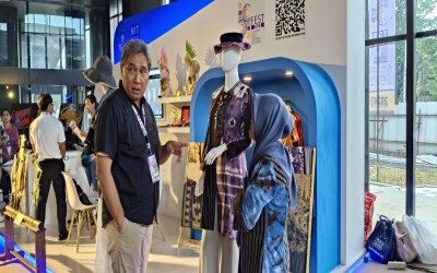 d’JeLiPat Ikuti Pameran International Creative Industry Conference and Festival 2024